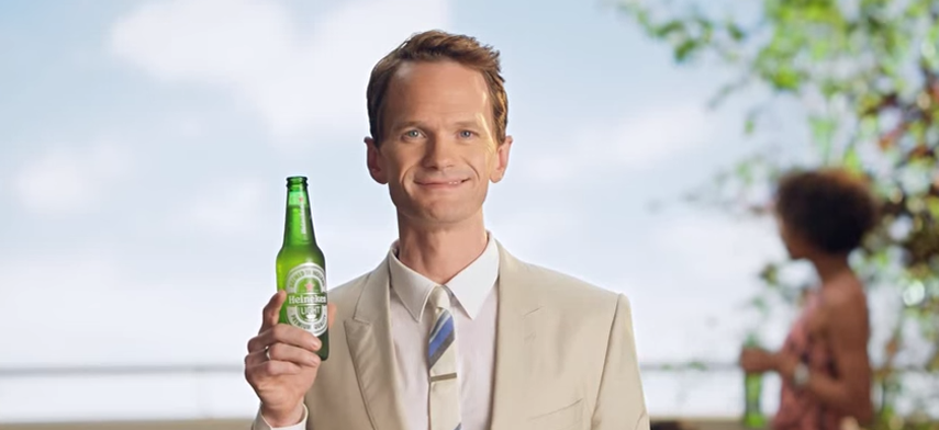 Neil Patrick Harris wirbt für Heineken