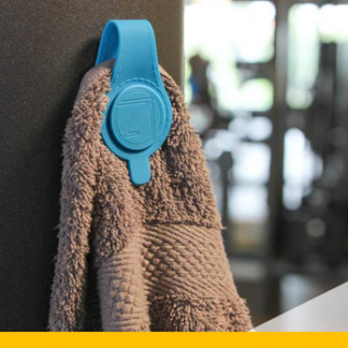 Ninja Clip Magnet-Handtuchhalter fürs Fitnesstudio