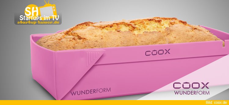 Coox Wunderform Silikon Backform | Startup Humor Die erste faltbare Backform coox Wunderform