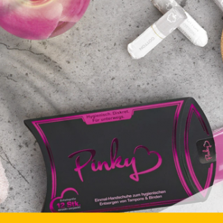 Pinky Handschuh für Damen-Hygieneprodukte