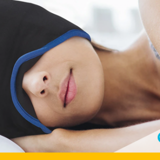 mysleepmask Schlafmaske für Ruhe und Dunkelheit